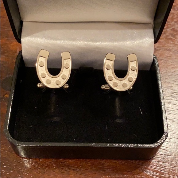 HERRADURA horseshoe cuff links - Picture 2 of 4